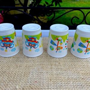 Vintage Tupperware Children’s Glasses Cups